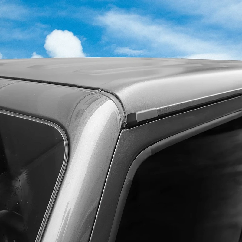 Драйвер дождя желоб жесткий дефлектор дождевой воды из АБС-пластика для Jeep Wrangler JL