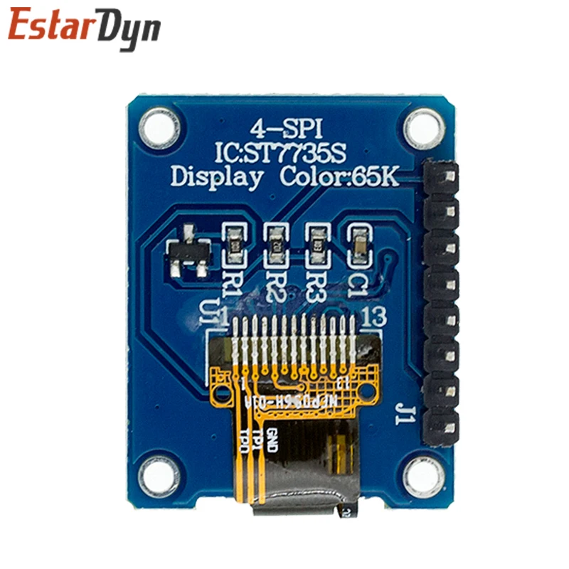TFT-дисплей 0 96/1 3/1 44/1 77/1 8/2 дюймов IPS 7P SPI HD 65K TFT полноцветный ЖК-модуль ST7735 привод для