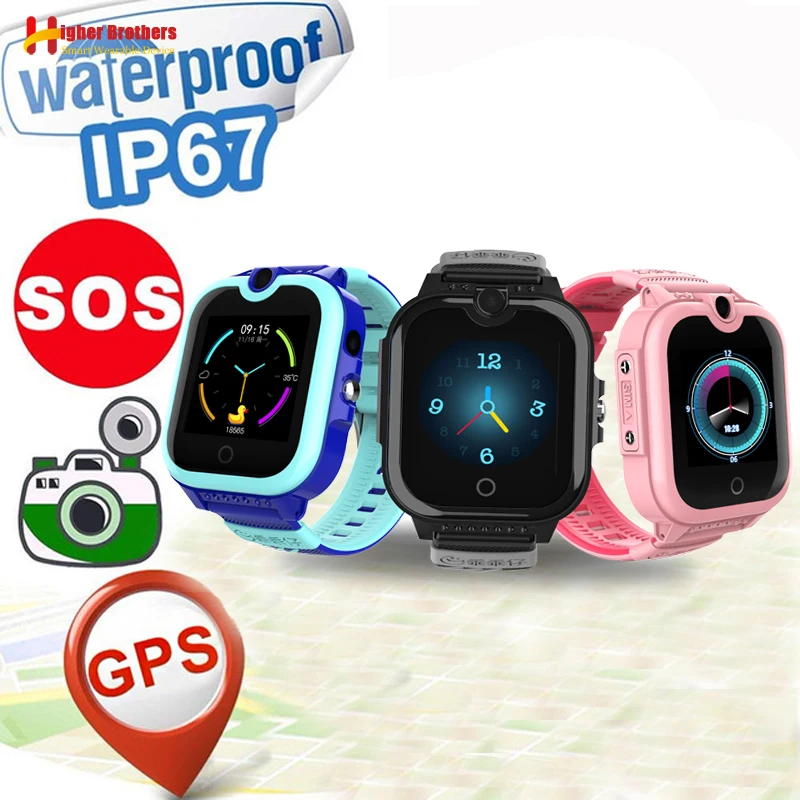 

IPX7 Waterproof Smart 4G Remote Camera GPS WI-FI Child Student Smartwatch SOS Video Call Monitor Tracker Location Phone Watch