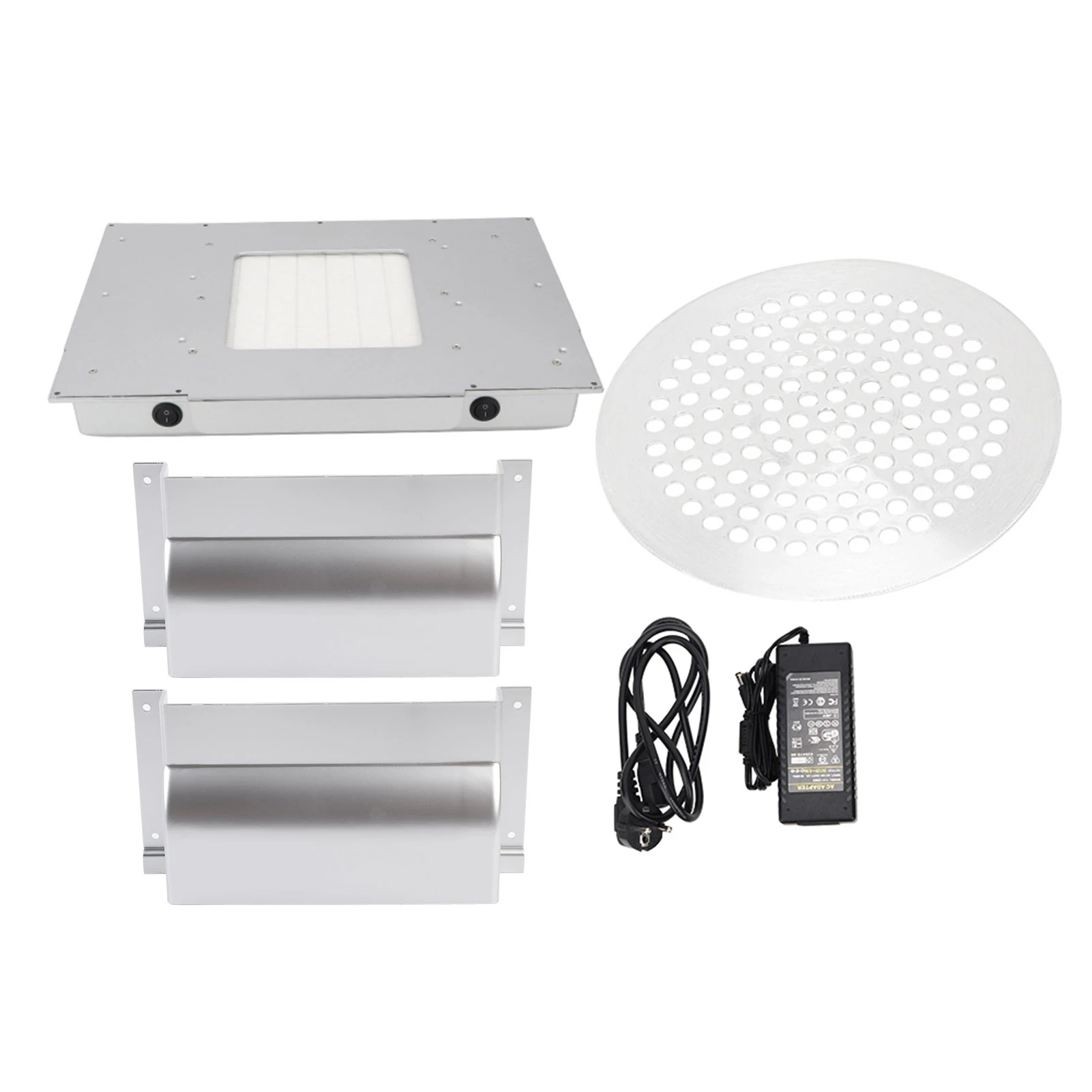 

100W Desktop Embedded Filter Nail Dust Suction Collector Machine Nail Salon