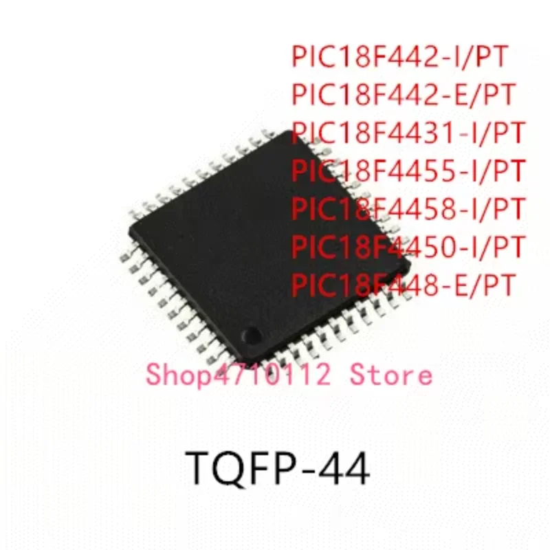 Микросхема PIC18F442-I/PT PIC18F4431-I/PT PIC18F4455-I/PT PIC18F4458-I/PT PIC18F4450-I/PT 10 шт