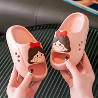 2022childrens slippers kawaii soft bottom home flip flops cartoon cute boys and girls baby beach shoes sandals and slippers