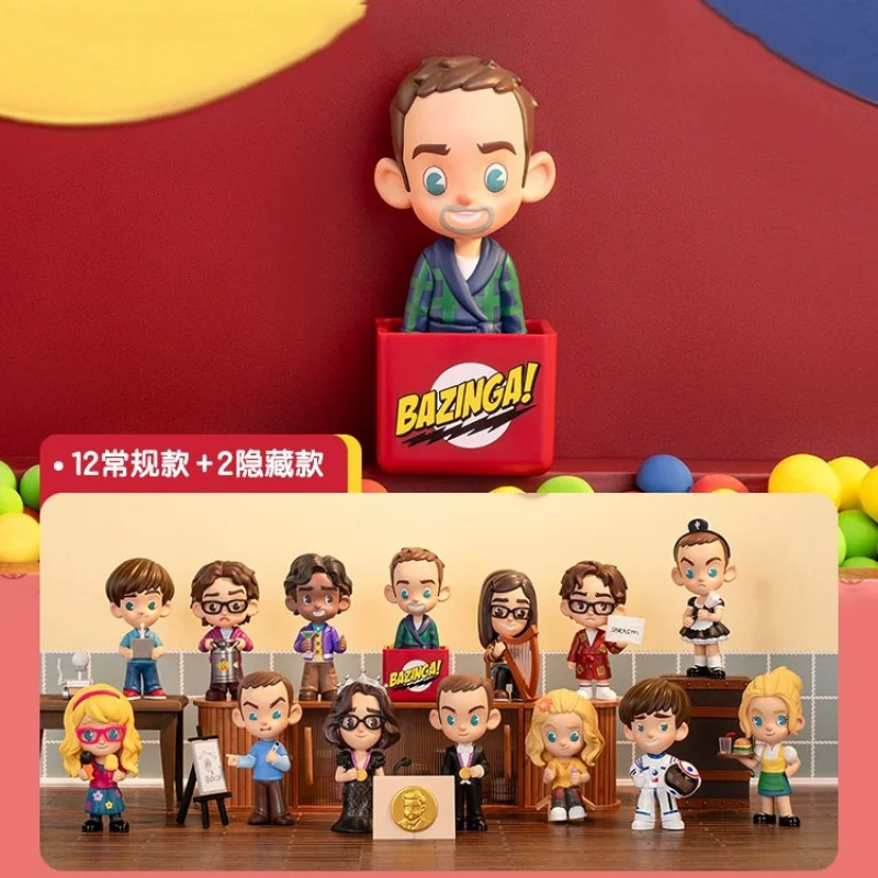 

The Big Bang Theory Series Mystery Box Anime Pvc Original Figure Collection Model Desktop Ornaments Doll Toys