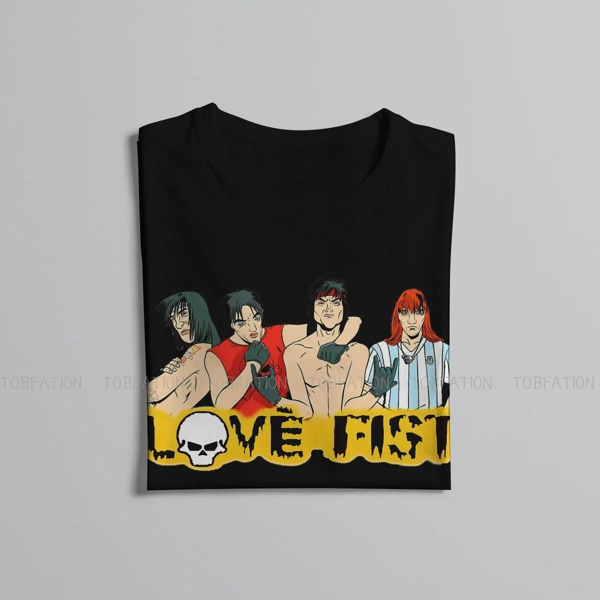 Футболка Grand Theft Auto AdventureVideo с надписью Love Fist винтажная Мужская футболка гранж топы