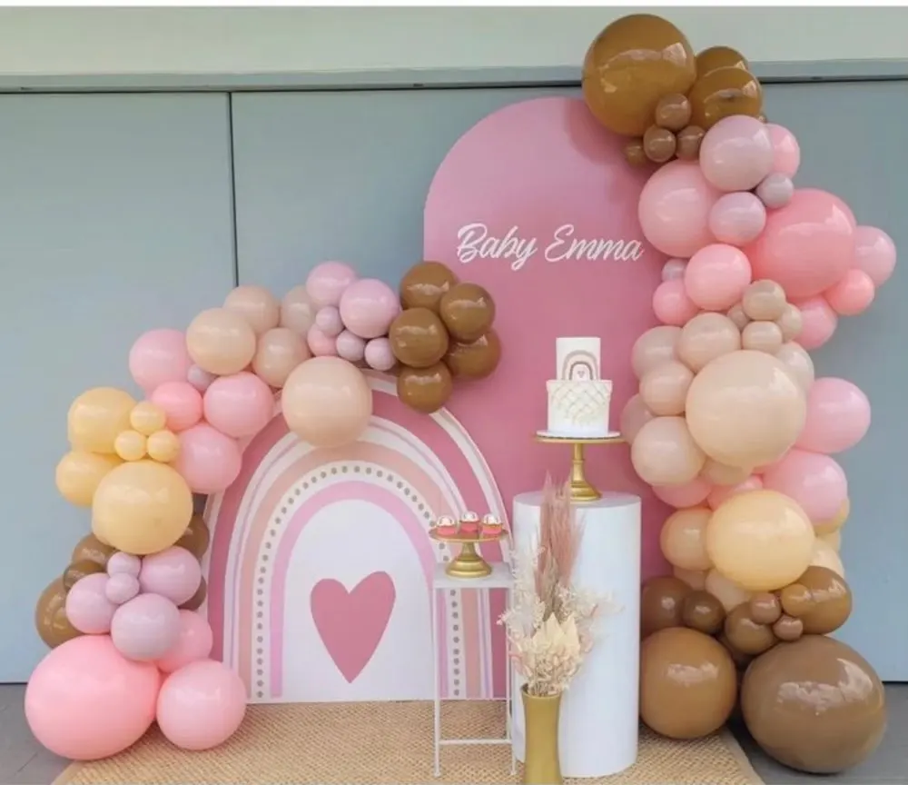 

Arch Backdrop Covers 100x180cm Stands and 2 Double Sided Printing Covers for Kids Birthday Party Baby Shower Wedding