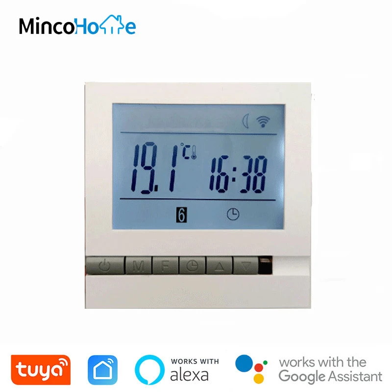 

Смарт-термостат MK71 95-240 В с Wi-Fi для воды/электрического подогрева пола