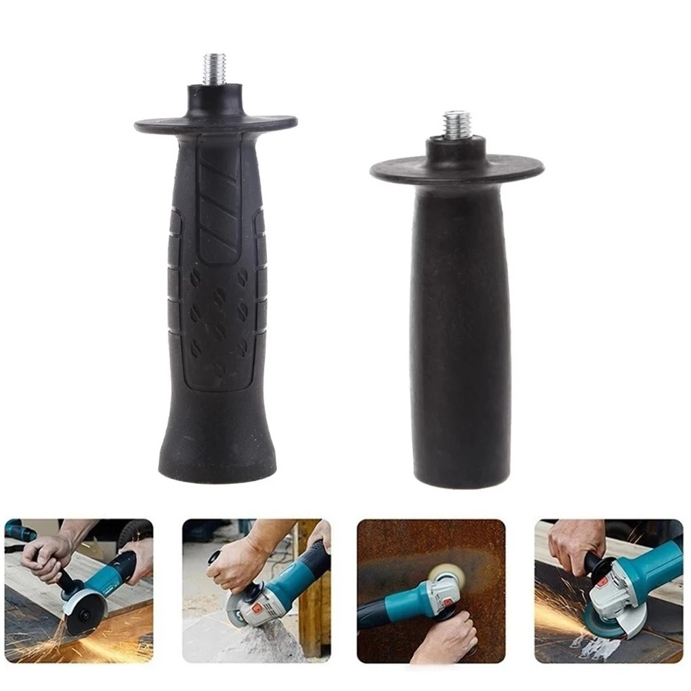 

Angle Grinder Handle M8 M10 Thread Side Handle Replaced Handles Non-Slip Auxiliary Side Grip For Angle Grinder Grinding Machine