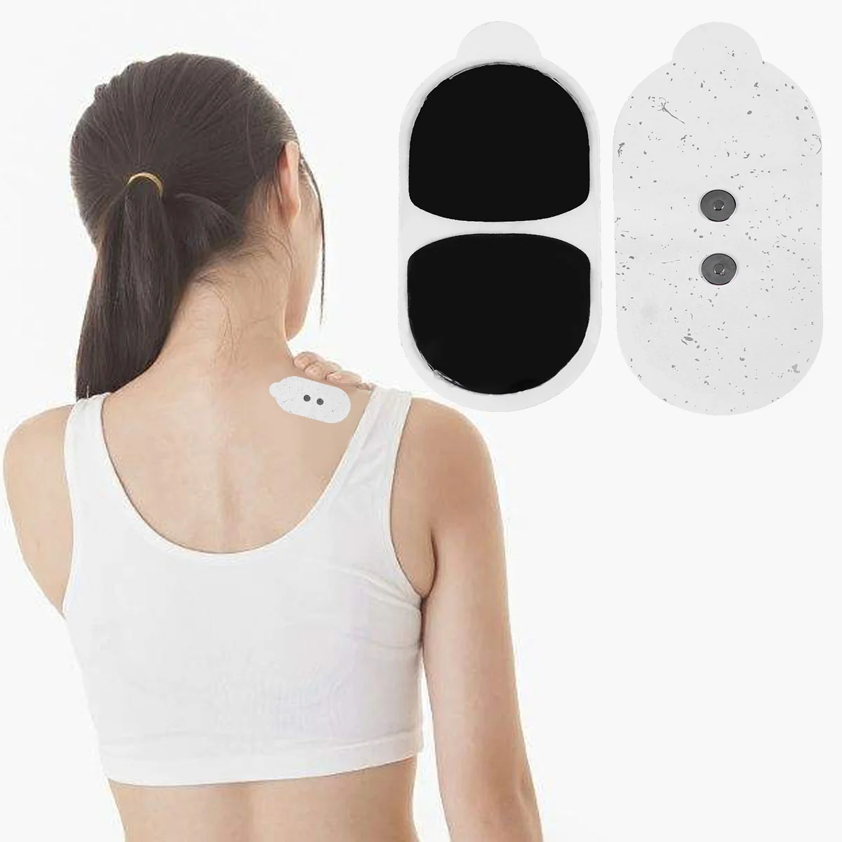 

2 шт., сменные самоклеящиеся электродные прокладки для релаксатора MOOYEE