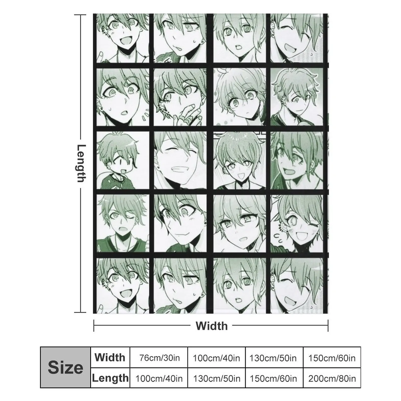 Коллекция Rantaro Manga (цветное) пледы для сна ребенка тяжелые одеяла кровати