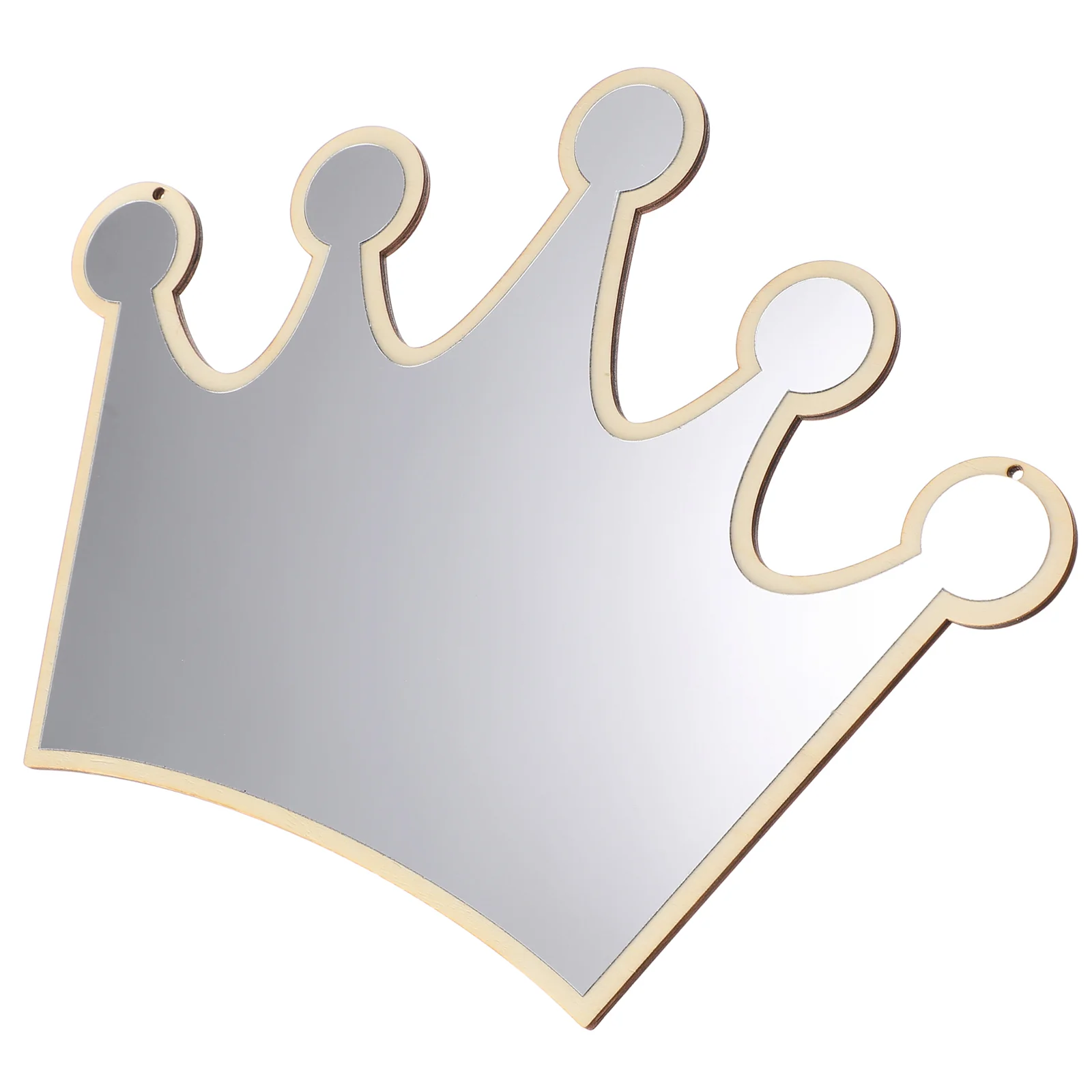 

1pc Crown Shape Acrylic Decorative Mirror Wall Sticker Decal for Kids Room