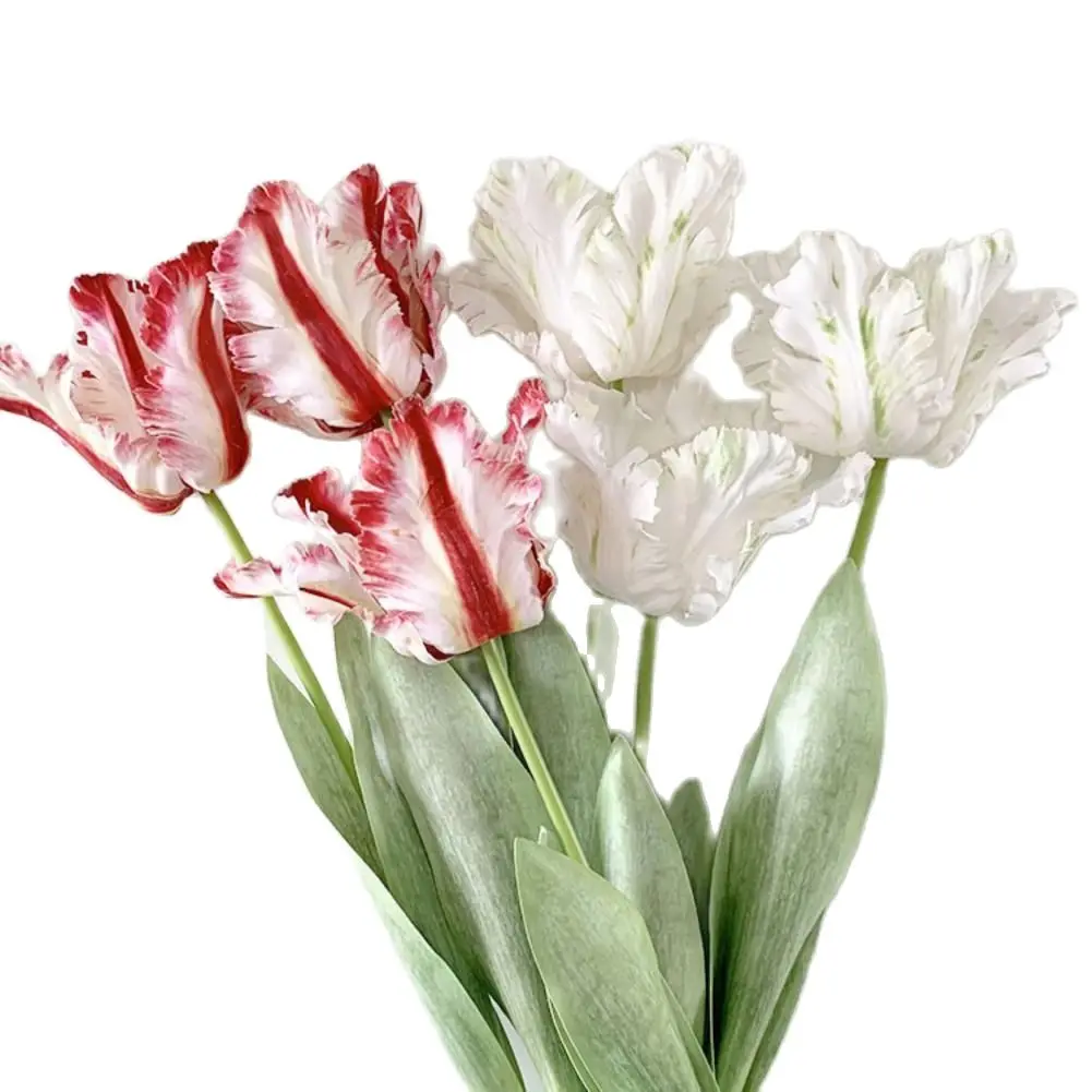 

1 шт., Высококачественный искусственный цветок, не выцветает, долговечная имитация цветка, 3d-попугай, тюльпан