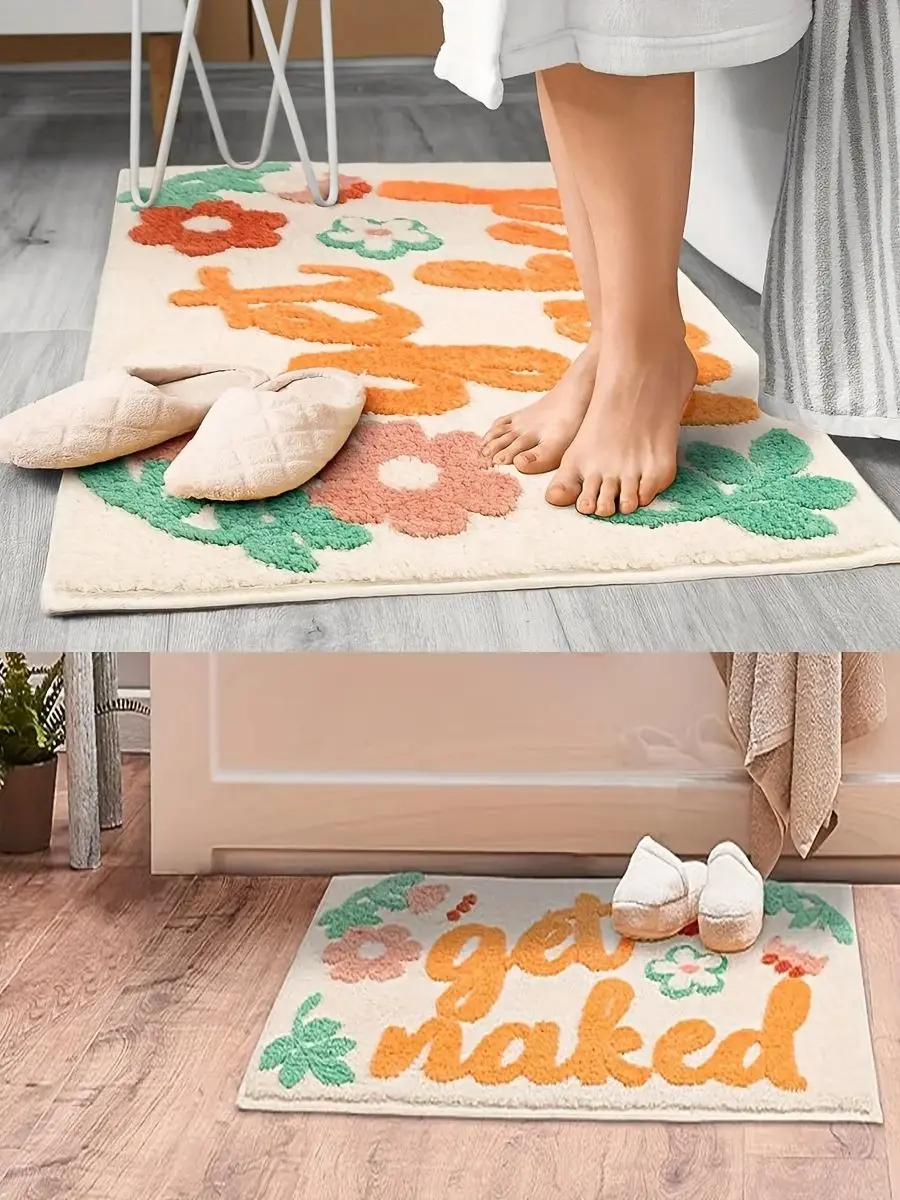 Флокированная буква цветок растение моющийся с длинным ворсом впитывающий