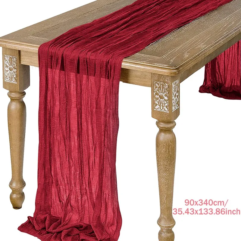 Скатерть-дорожка из полиэстера/хлопка