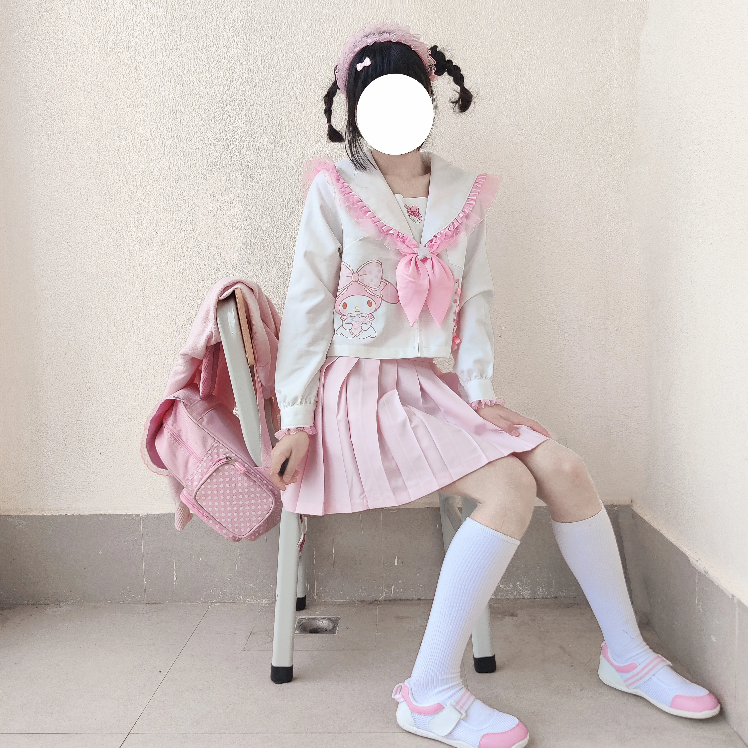 Sanrios Kuromi Mymelody Cinnamoroll аниме JK японская школьная форма мультфильм морской моряк