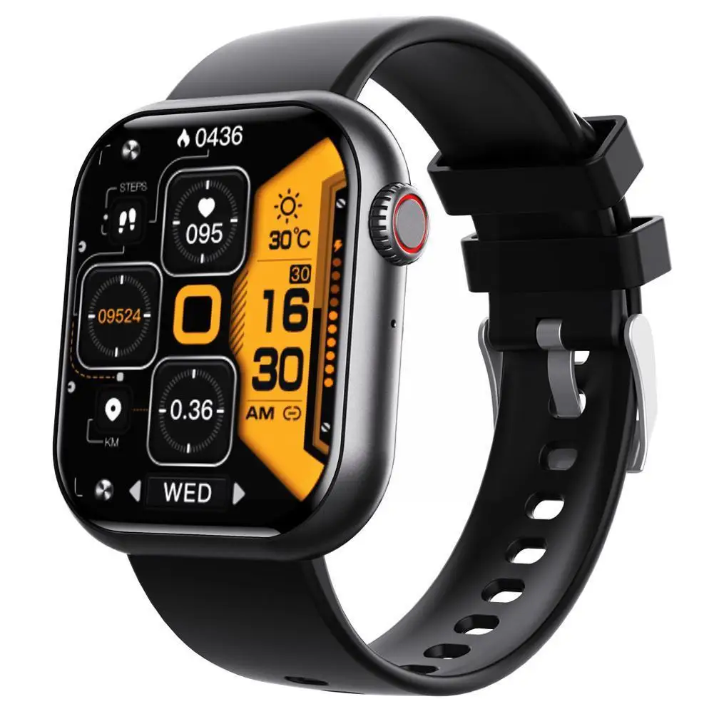 

F57 Smart Watch Bluetooth Call 1.91 Inch Screen 24 Oxygen Rate Pressure Glucose Temperature Hour Heart Blood Blood Monitori K6X1