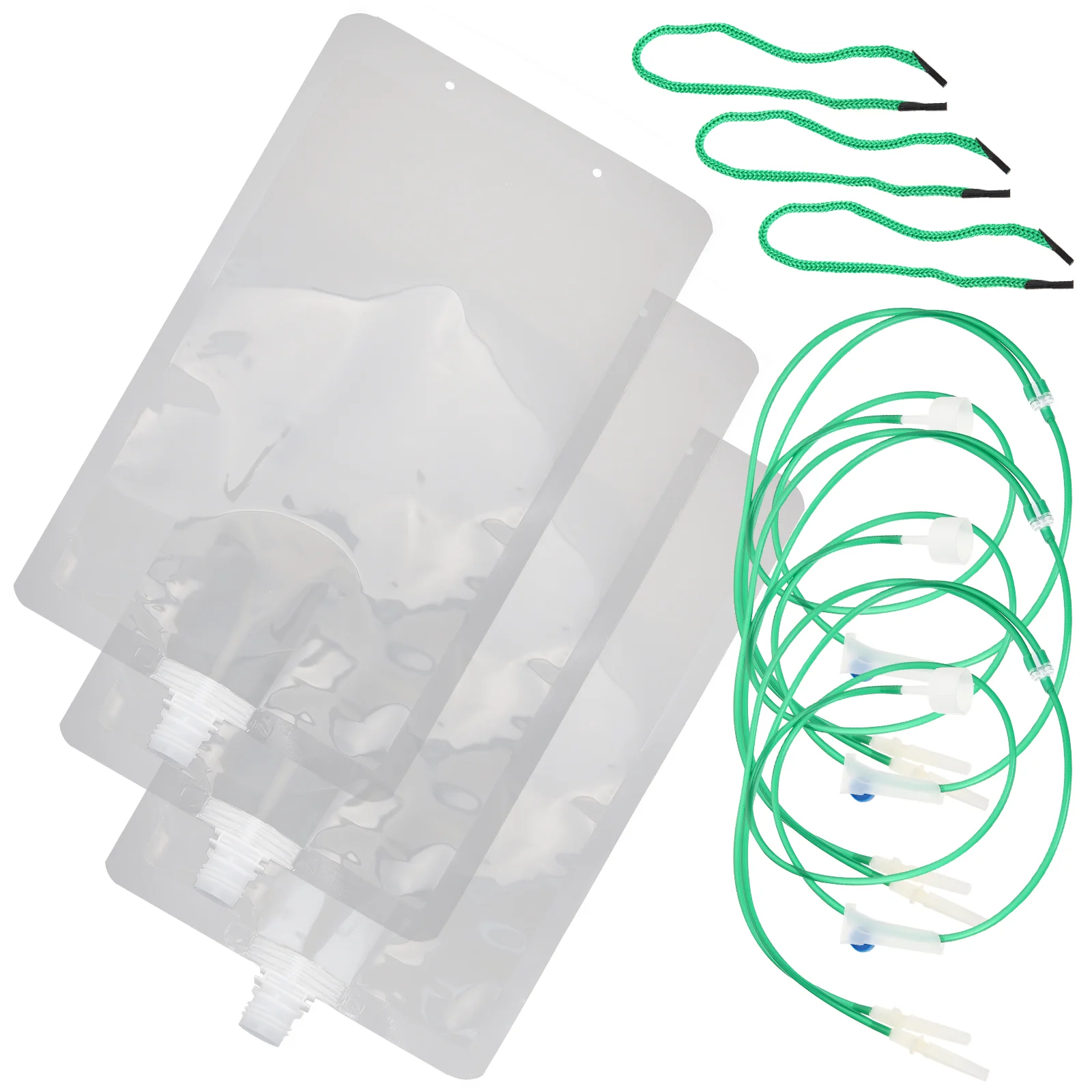 

3 Sets Water Drip Bag Tree Infusion Bags Houseplants Iv Green Stuff Watering Citrus Crops Self Planter Insert