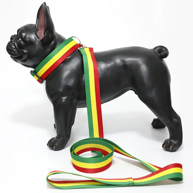 

Модный брендовый поводок для собак ошейник для улицы нейлоновый мягкий прогулочный тренировочный поводок для маленьких средних собак прин...