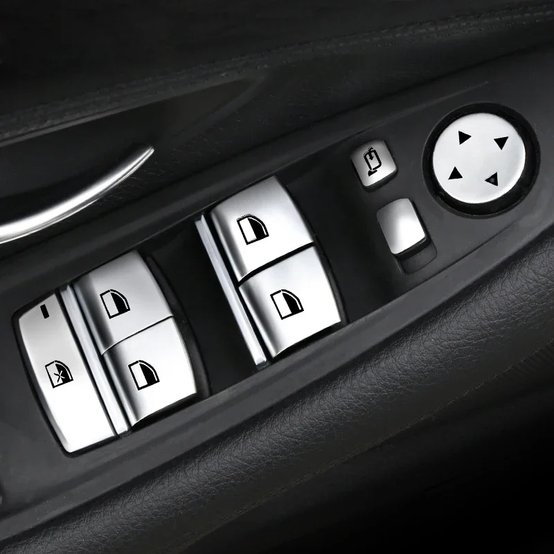 Для BMW F10 F07 F06 F12 F13 F01 F02 F20 F30 F32 Хромированные ABS салонные кнопки автомобиля с