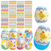 eggs cartoon rabbit chicks easter egg sticker easter egg decoration easter egg heat shrink film diy wrap sleeve