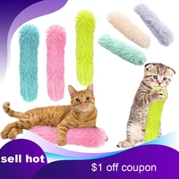 interactive catnip toys cat kicker toy plush fabric cat kick toy sticks chasing chewing exercising catnips filled cats toys