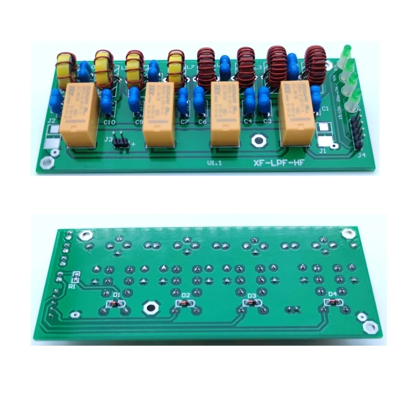 XF-LPF-HF 12v 100W HF low pass LPF unit 3 5 Mhz-30Mhz DIY kits/собранный |