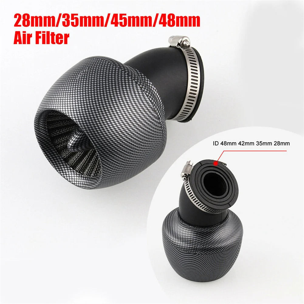 

Motorcycle Air Filter 28mm 35mm 42mm 48mm Bend Head Filters For 100cc 125cc Scooter Modification Accessories