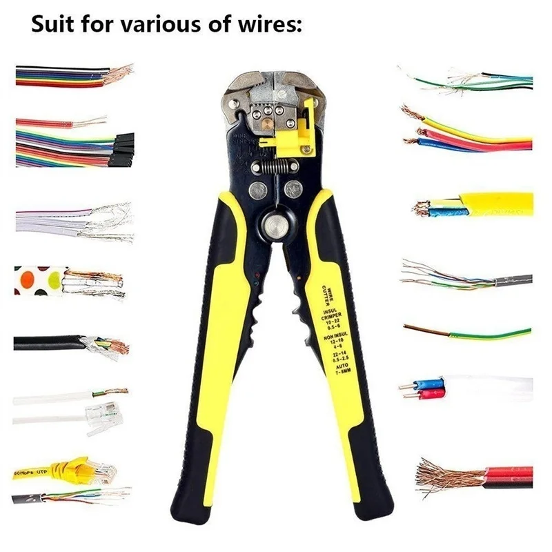 

HS-D1 D4 D5 24-10 0.2-6.0 wire stripper Multifunctional automatic stripping Tools Crimping Pliers Terminal