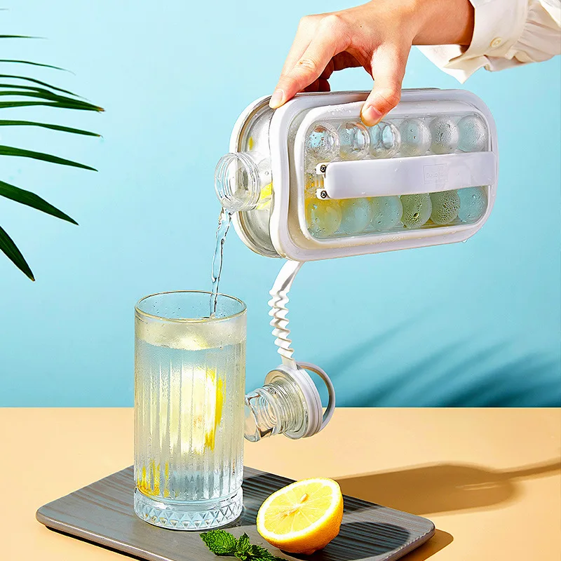 

Newest Ice Ball Maker Kettle Kitchen Bar Accessories Gadgets Creative Ice Cube Mold 2 In 1 Multi-function Container Pot