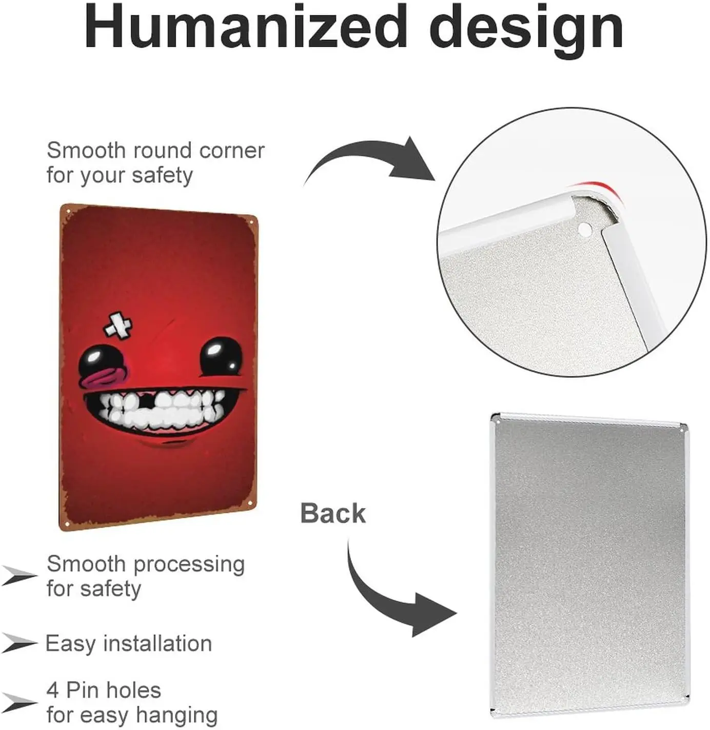 Fce Super Met Boy! Плакат Fn Gme Metl Sgn Tn в стиле ретро декор для дома улицы гота бродяги клуба