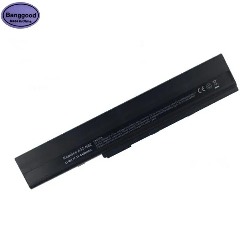 

4400mAh A32-N82 A42-N82 Laptop Battery for ASUS K42 K52 N82JQ N82E N82JV N82EI N82J X42 X42D A40J X42F A32-B53 A41-B53 A42-B53