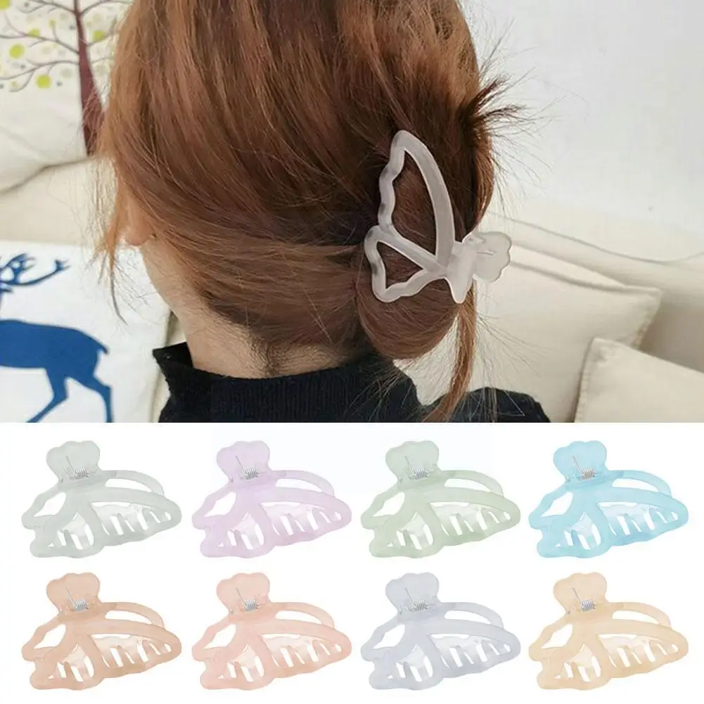 

New Hair Claw Pearl Sweet Hair Clips Resin Hair Styling Tools Fashion Clamps Accessories Barrettes Women Hair Gir E3f9