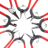 wire looping pliers long round nose pliers concave plier beading multifunctional hand tools jewelry pliers diy making findings