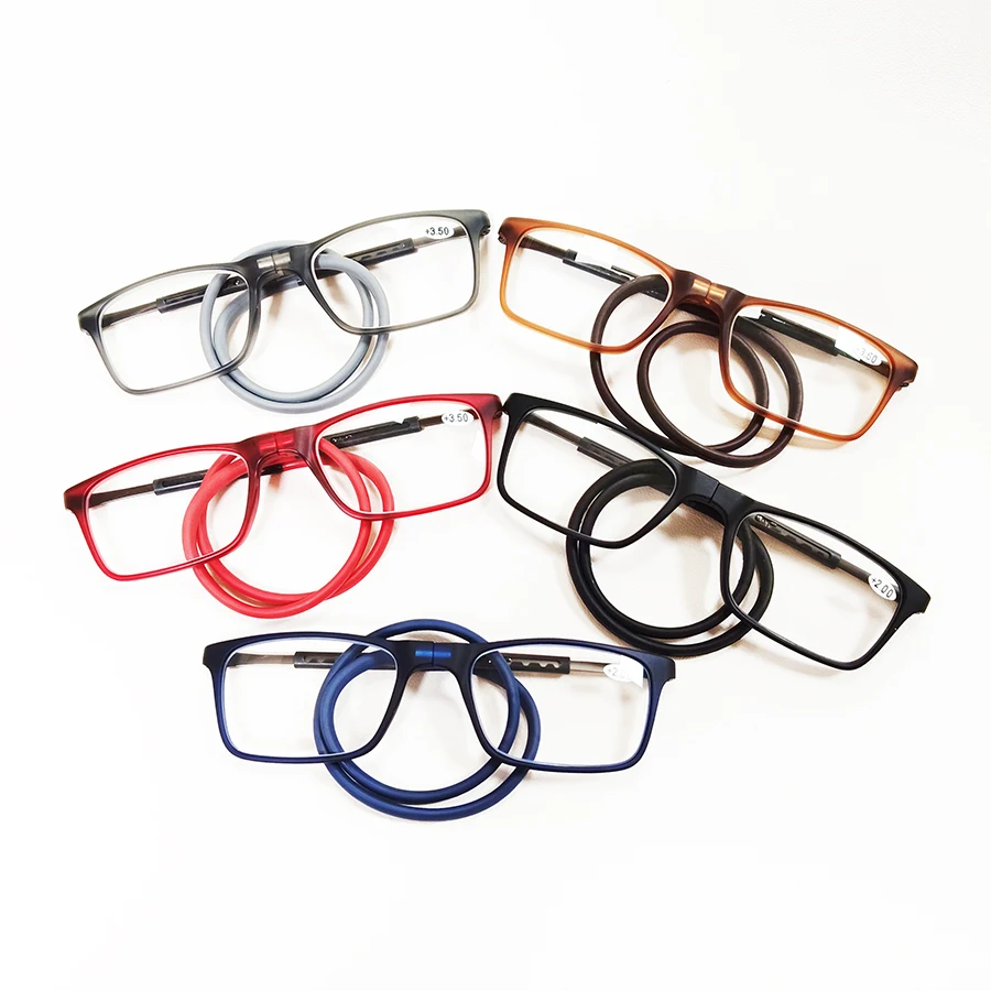 Регулируемые мужские и женские очки для чтения с длинными дужками и ...