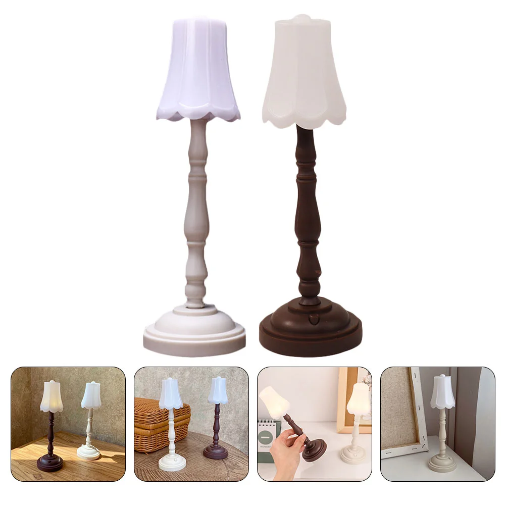 

Table Lamp Lamps Mini Vintage Bedside Light Night Ofsmall Spaces Set Desk Traditionalnightstand Lights Retro Decorative