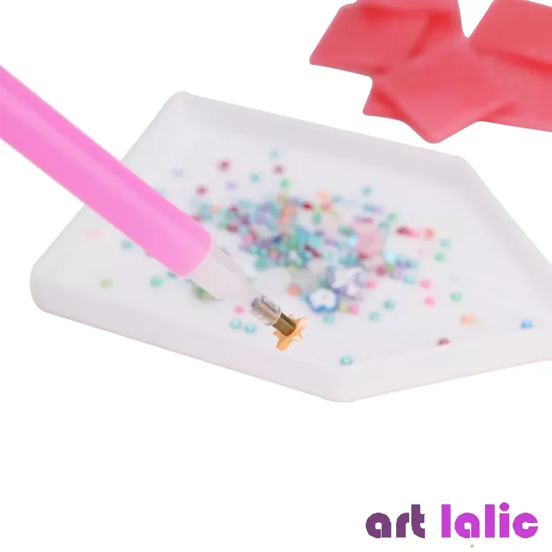 

Storage Box Rhinestone Point Dotting Glue Pen Paste Sticker Diamond Mud Adhesive Clay Picker Nail Manicure Tools