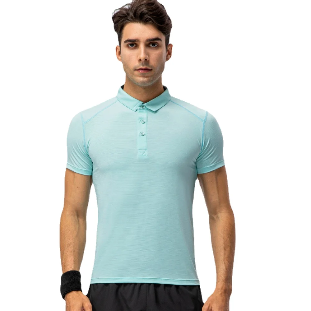 

Men and Women Polo Shirt Ice Feeling Quick Drying Polo Shirt Loose Running Short Sleeve Polo Shirts
