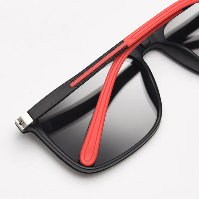 Очки солнцезащитные мужские с магнитной застежкой поляризационные квадратные