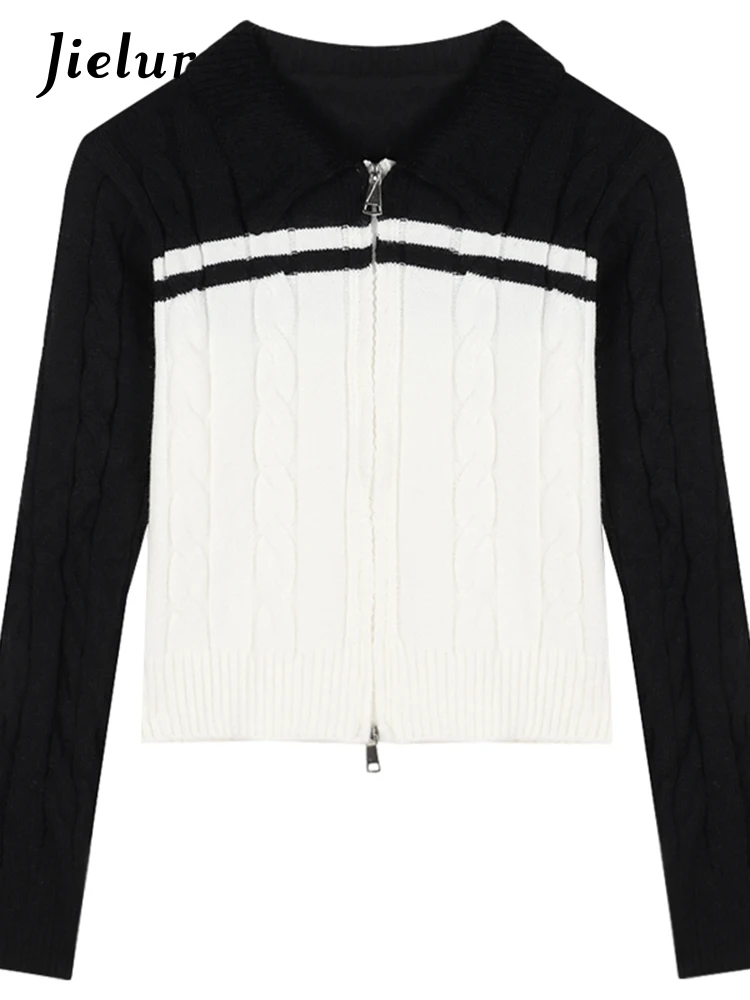 Кардиган женский облегающий Модный повседневный простой базовый вязаный