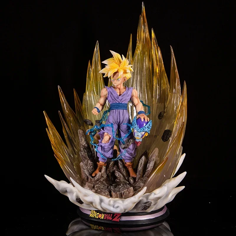 Dragon Ball Son фигурка гохана 42 см Super Saiyan 2 Gk Dbz Cell Аниме фигурки Статуэтки из ПВХ со