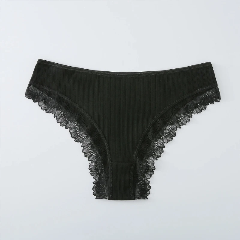 Трусики женские х/б с кружевом