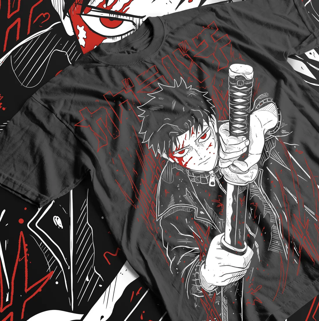 Kagura бачi футболка Megumi Itadori jjk Sukuna ужасная черная Подарочная рубашка все размеры