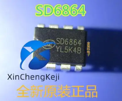 30pcs original new SD6864 switching power management IC DIP-8
