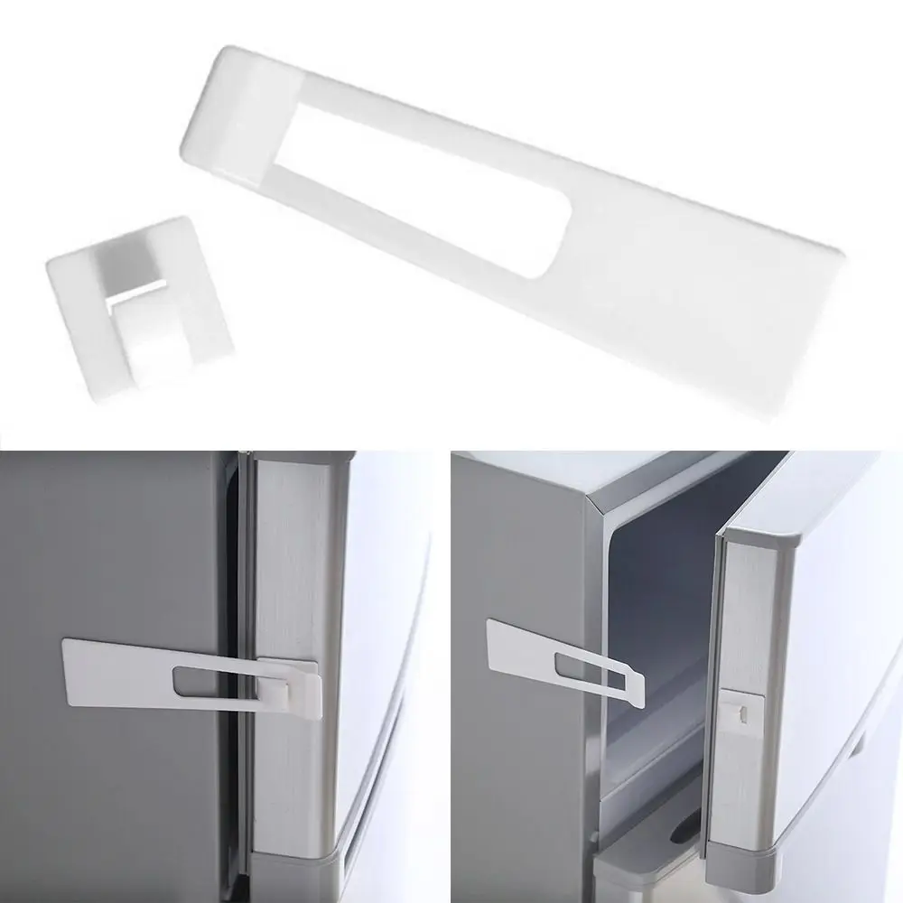 

Trapezoidal Cabinet Lock Anti Pinch Hand Baby Safety Lock Durable Drawer Straps Lock for Cabinet Cupboard Drawer Fridge Door