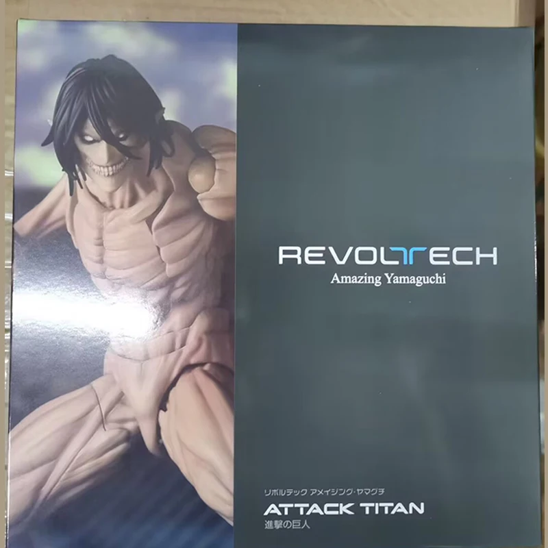 Фото Фигурка Эрена Йегера из «Атаки Титанов» Revoltech Amazing Yamaguchi, аниме-модель, коллекционная фигурка из ПВХ, игрушка-кукла №4