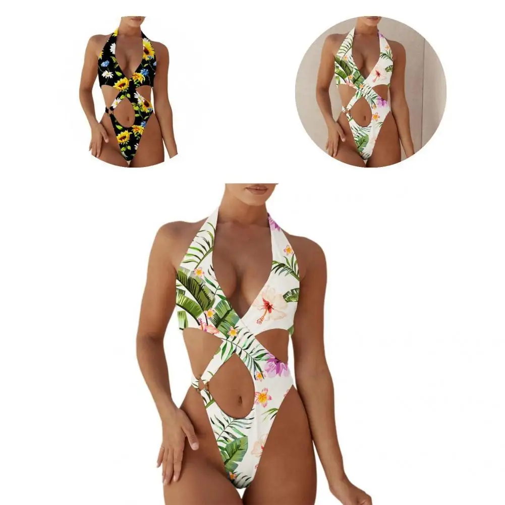 

Colorful Awesome Padded Lady Swimsuit Beachwear Monokini Hot for Pool