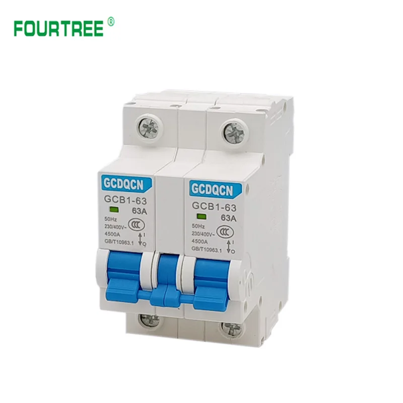 Автоматический выключатель с двумя выключателями MTS 1P 2P 3P 4P 6A-125A 50/60 Гц - купить по