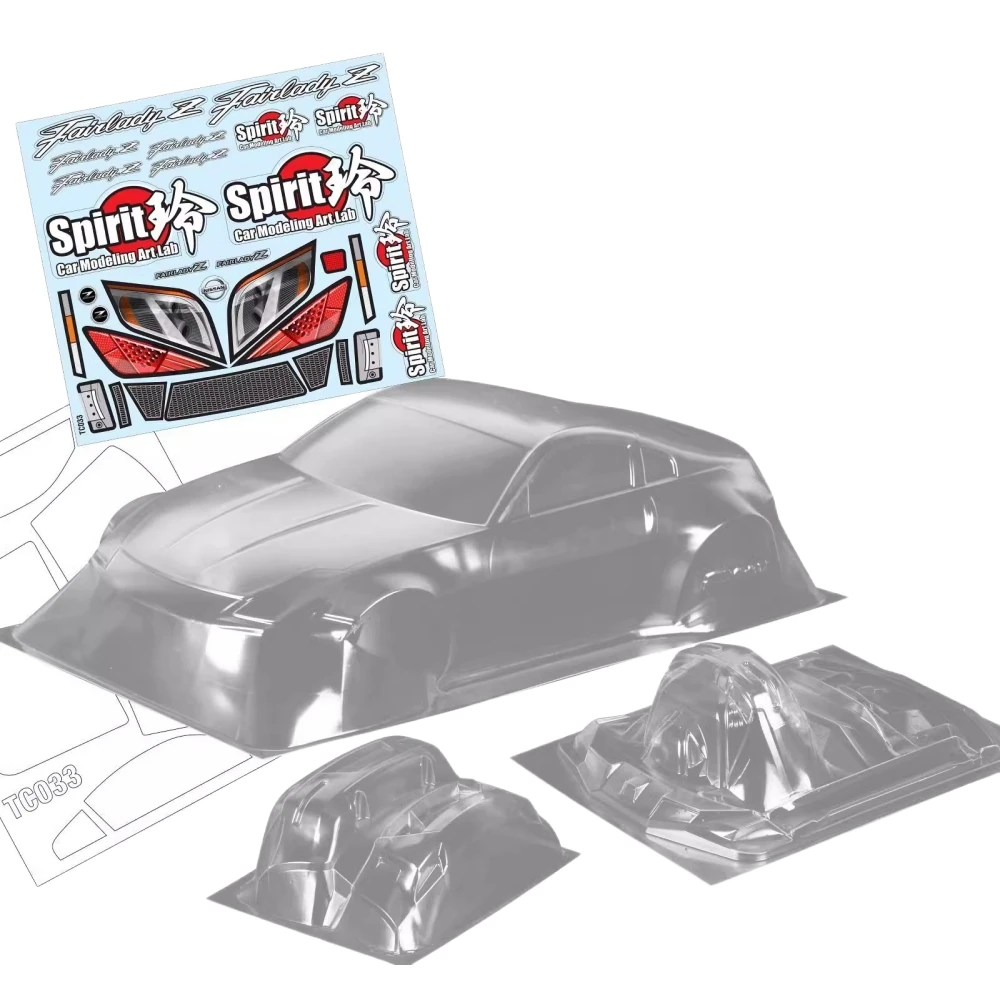 1/10 Nissan 350Z Drift Body 200 мм подходит для шасси Tamiya TT01/TT02/XV01/XV02 колесная база 257-260