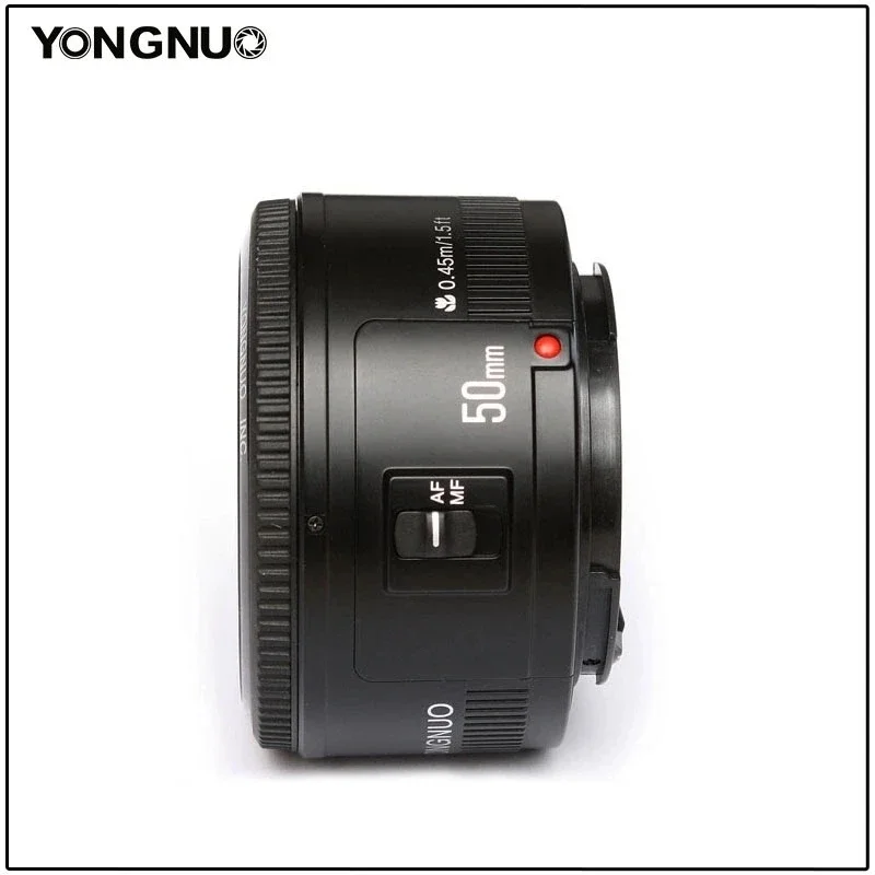 Фото Объектив Yongnuo YN50mm F1.8 с большой апертурой и автофокусом для DSLR-камер D800 D300 D700 D3200 D3300 D5100 D5200 D5300 (модель 2026 года) №4