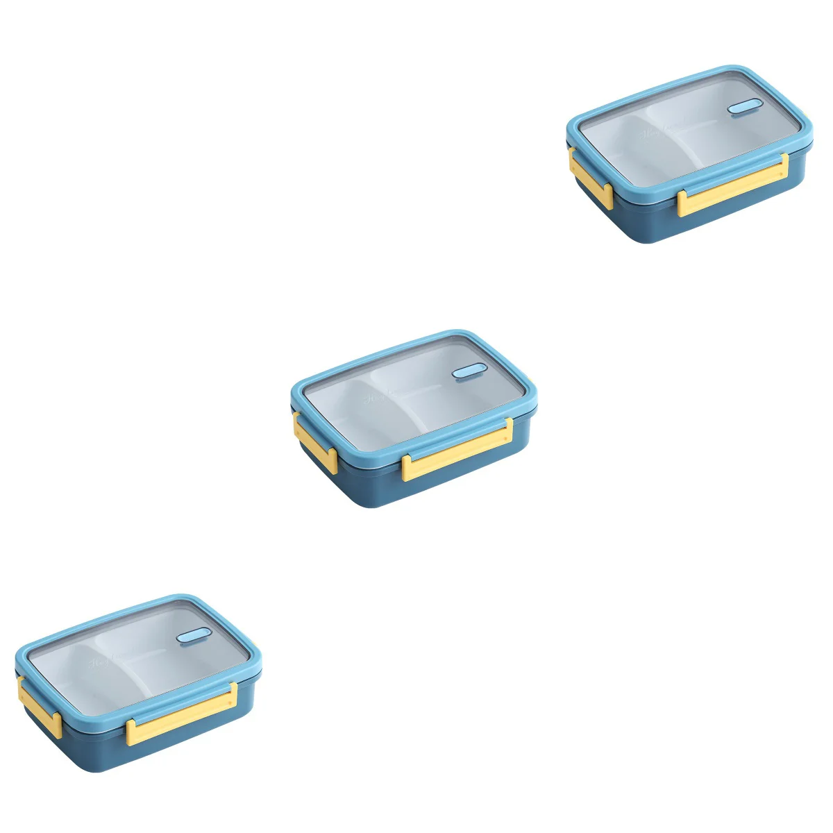 

3 pcs Compartment Microwaveable Lunch Container