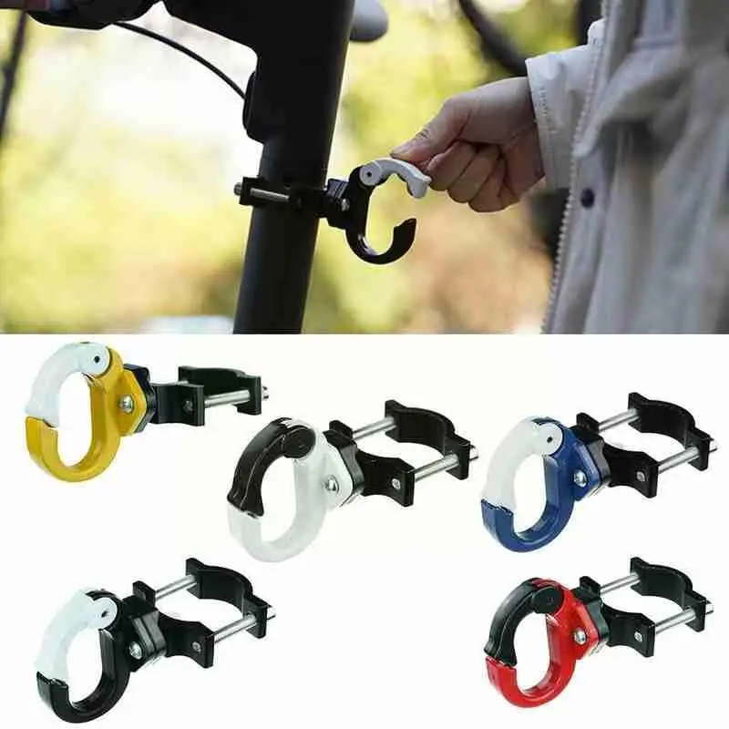 Купи 1PC Electric Scooter Parts Front Hook Hanger for Ninebot Bags Claw Kid Scooter Grip Handle Bag Hook T5O1 за 139 рублей в магазине AliExpress